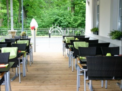 照片: Eiscafe am Kreischaer Park